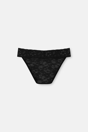 Suwen 3'lü Dantelli Normal Bel Slip Külot