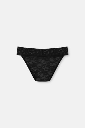 Suwen 3'lü Dantelli Normal Bel Slip Külot