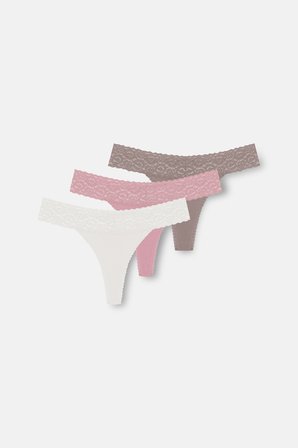 Suwen 3'lü Düşük Bel String Külot