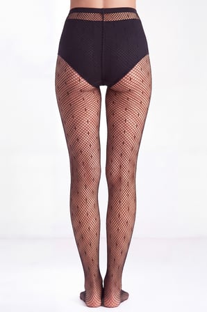 Suwen Fishnet Dotty İnce Külotlu Çorap