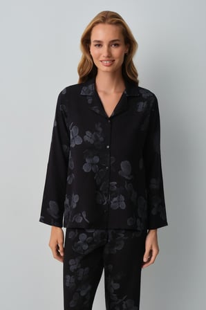 Suwen Maria Gömlek Yaka Pijama Takımı