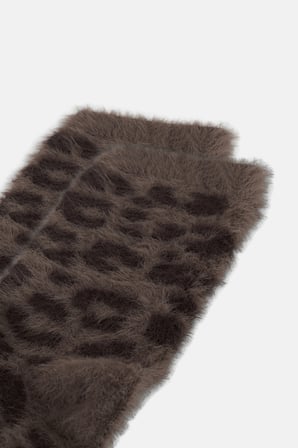 Suwen Fluffy Leo Soket Çorap