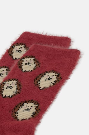 Suwen Fluffy Spike Soket Çorap