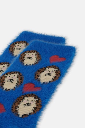 Suwen Fluffy Spike Soket Çorap