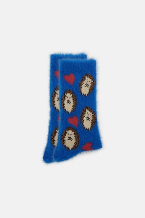 Suwen Fluffy Spike Soket Çorap