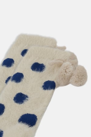 Suwen Fluffy PonPon Soket Çorap