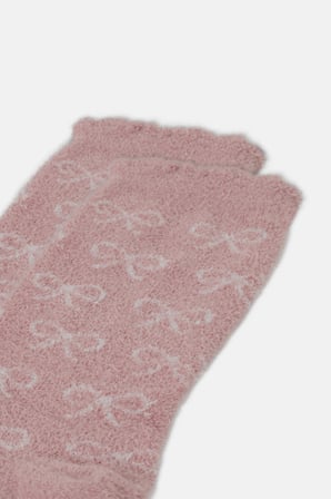 Suwen Chenille Ribbon Soket Çorap