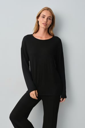 Suwen Comfort Geniş Yaka Pijama Takımı
