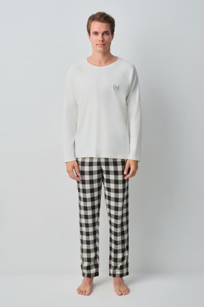 Suwen George Erkek Pamuklu Pijama Takımı