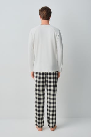 Suwen George Erkek Pamuklu Pijama Takımı