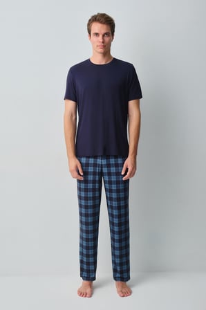 Suwen Alex Erkek Pamuklu Pijama Takımı
