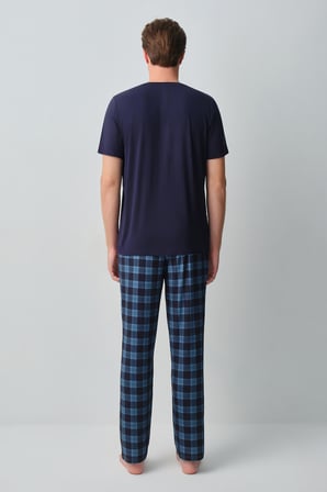Suwen Alex Erkek Pamuklu Pijama Takımı