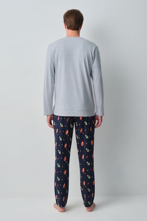 Suwen Ginger Erkek Pamuklu Pijama Takımı