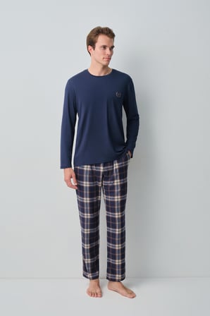 Suwen Joseph Erkek Pamuklu Pijama Takımı