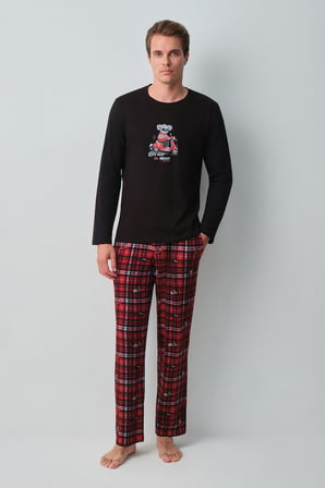 Suwen Koala Erkek Pamuklu Pijama Takımı