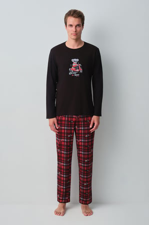 Suwen Koala Erkek Pamuklu Pijama Takımı