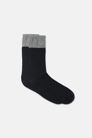 Suwen Double Cuff Soket Çorap