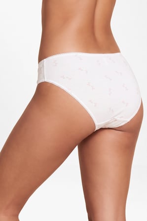 Suwen 3'lü Pamuklu Desenli Normal Bel Slip Külot