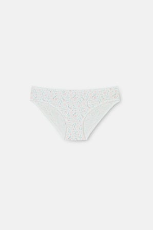 Suwen 3'lü Pamuklu Desenli Normal Bel Slip Külot
