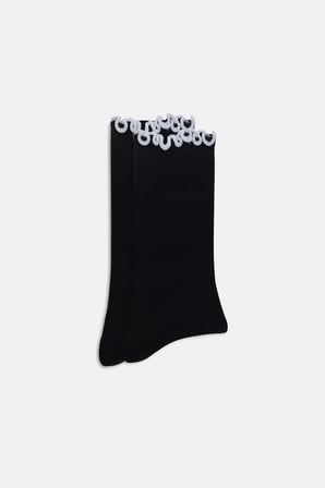Suwen Elegant Fırfırlı Soket Çorap