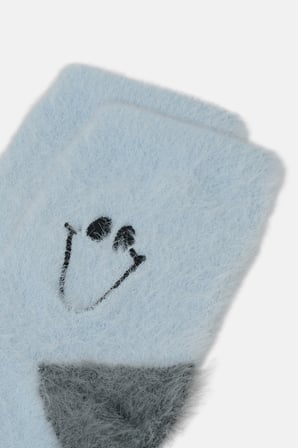 Suwen Fluffy Smile Midi Soket Çorap