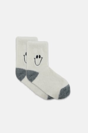 Suwen Fluffy Smile Midi Soket Çorap