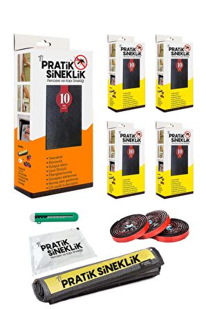 TT Pratik Sineklik | 1 Kapı - 4 Pencere | 5' li Paket