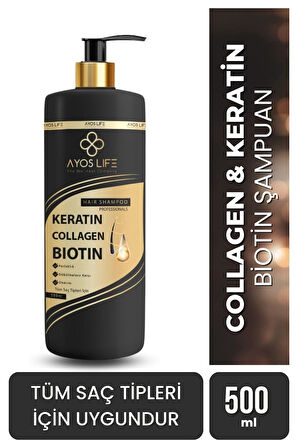 BESLEYİCİ KERATİN KOLAJEN BİOTEN ŞAMPUAN 500 ML