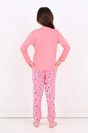 Kız Çocuk Uzun Kollu Pijama Takımı My Friend Unicorn