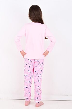 Kız Çocuk Uzun Kollu Pijama Takımı My Friend Unicorn
