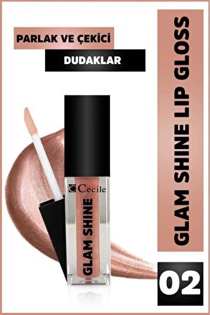 Cecile Glam Shine Dudak Parlatıcı Seti ile Işıltılı Dolgun Dudaklar