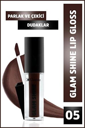 Cecile Glam Shine-Lip Oil Parlak Dudaklar Bakım ve Makyaj Seti 01-05