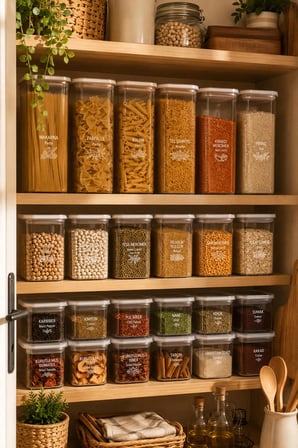 Porsima 1174 12'li Etiketli Renkli Kapaklı Gıda Saklama Kabı Seti