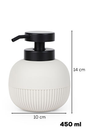 Porsima 3120 Banyo ve Mutfak Sıvı Sabunluk 450ML Taupe