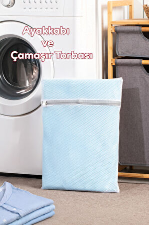 Porsima 3129 Çamaşır Yıkama Filesi Fermuarlı Bölmeli Yıkama Filesi Renkli
