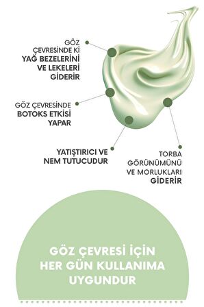 Mia Herba Canlandırıcı ve Kırışıklık Karşıtı Salatalık Özlü Göz Çevresi Maskesi 50 ml