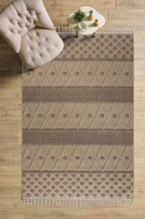 Bukle Dokuma İnce Saçaklı Salon Mutfak Oturma Odası halısı Yoluk Antre Çocuk Yatak Odası Kilim Halı