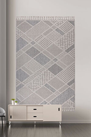 Bukle Dokuma İnce Saçaklı Salon Mutfak Oturma Odası halısı Yoluk Antre Çocuk Yatak Odası Kilim Halı