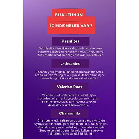 Vita Ceel Uyku Döngüsüne Yardımcı Vegan Sleep Gummy Vitamin Passiflora, Vitamin B6, 5- http, L-theanie