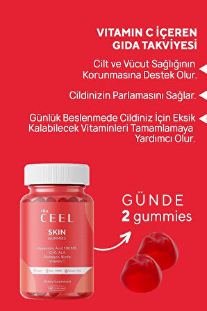 Vita Ceel Skin Gummies Cilt Vitamini 60 Gummies 