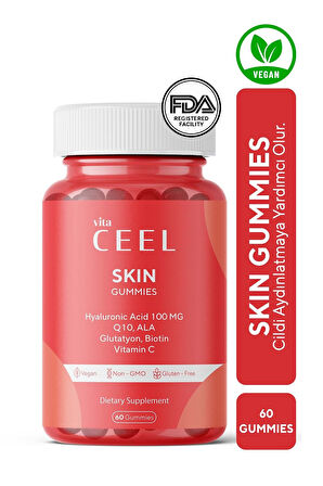Vita Ceel Skin Gummies Cilt Vitamini 60 Gummies 