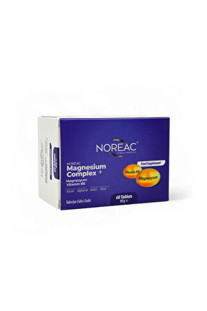 NOREAC Magnezyum Kompleks + Vitamin B6 60 Tablet