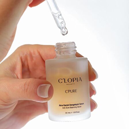 C'LOPIA C'PURE Akne Karşıtı Dengeleyici Serum