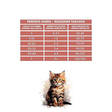 Pro Performance Mother Baby Kitten Somonlu ve Pirinçli Anne Yavru Kedi Mamsı 2 Kg 