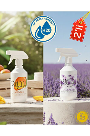 Lavanta ve Mango 2'li Set Oda ve Çamaşır Spreyi 2x500ml