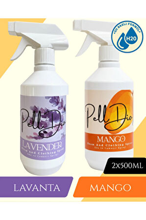 Lavanta ve Mango 2'li Set Oda ve Çamaşır Spreyi 2x500ml