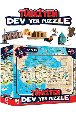 Kidsan Türkiyem Dev Yer Puzzle