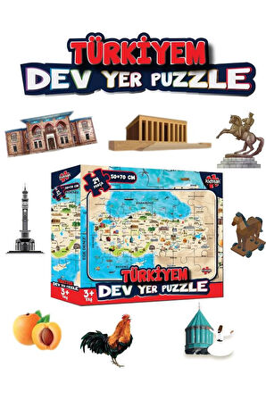 Kidsan Türkiyem Dev Yer Puzzle