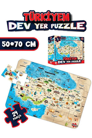 Kidsan Türkiyem Dev Yer Puzzle