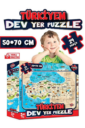 Kidsan Türkiyem Dev Yer Puzzle